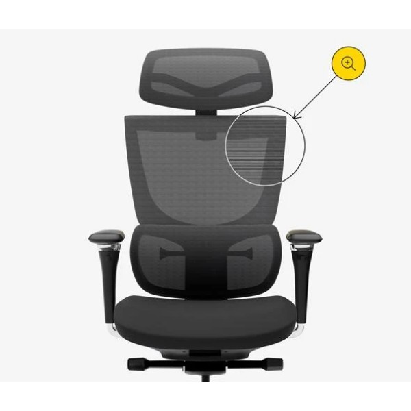 Фото - Кресло офисное Mealux S8 Air Fabric Black (HF-S8P F/B)